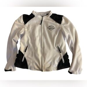 Harley-Davidson Women's Black and White Mesh Riding Jacket